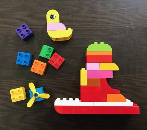 duplos add play into bedtime routine