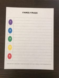 Help Your Children Manage Behavior with a Simple Tool | Free Printable ...