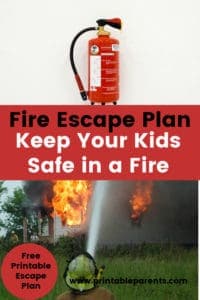 Fire Escape Plan for Kids - free printable plan - Printable Parents