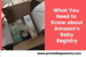 What You Need to Know about the Amazon Baby Registry