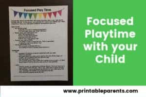 Easiest Way to Improve Your Child’s Behavior – Free Printable