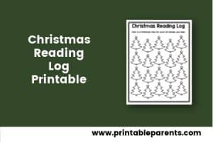 Christmas Reading Log (Free Printable Reading Chart)