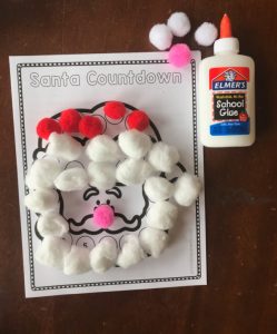 Santa Beard Countdown (Free Printable for Christmas!) - Printable Parents