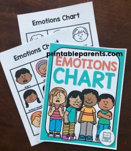 Kids' Emotions Chart (Free Emotions Chart Printable) - Printable Parents