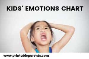 Kids’ Emotions Chart (Free Emotions Chart Printable)