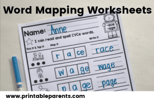 Word Mapping Worksheets