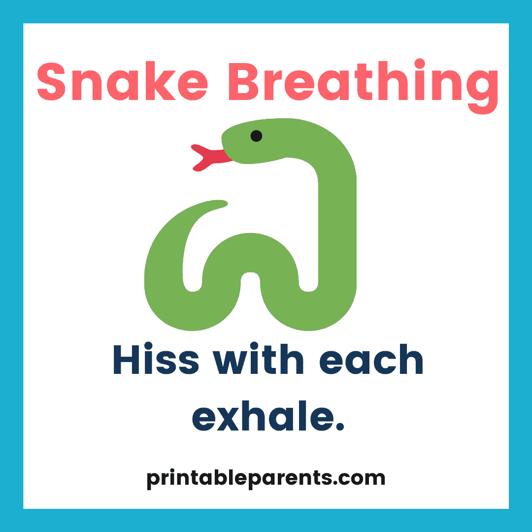 Breathing Exercises for Kids Printable Parents