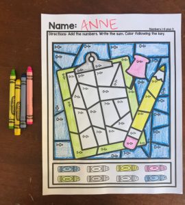 Color by Code Worksheets - Printable Parents
