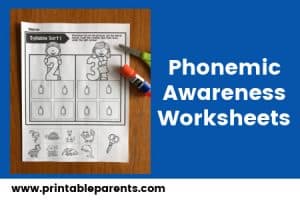Phonemic Awareness Worksheets