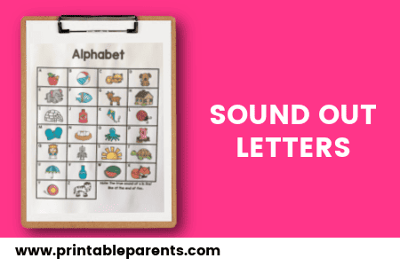 Sounding Out Letters